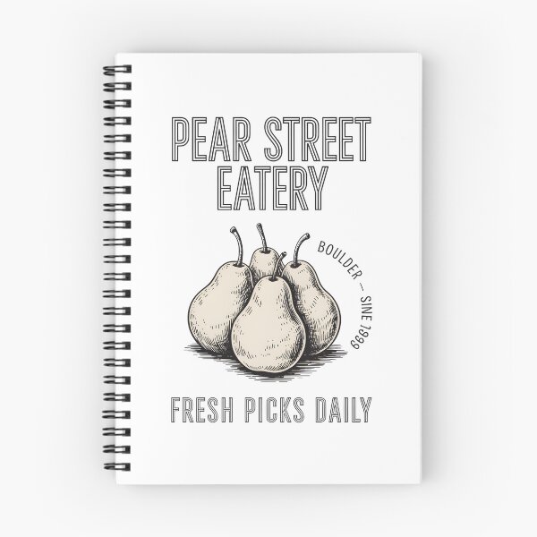 Item preview, Pear Street Eatery designed and sold by SignumShop.