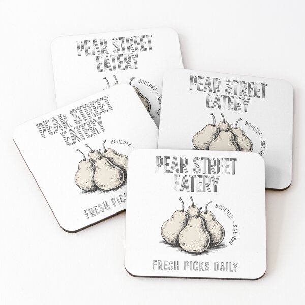 Item preview, Pear Street Eatery designed and sold by SignumShop.