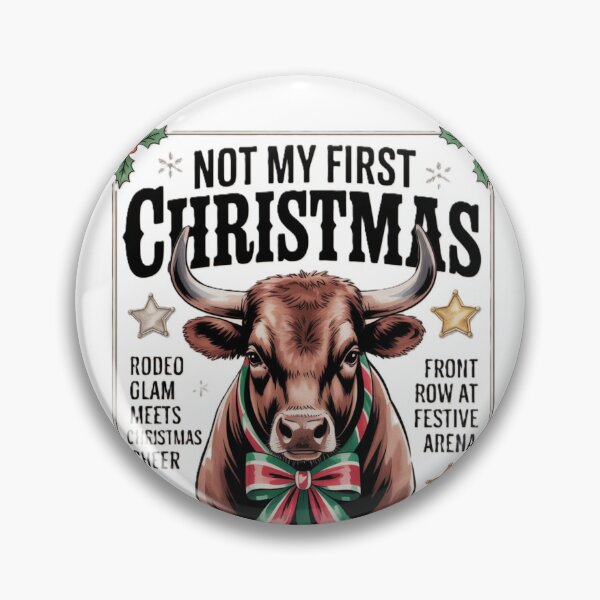 Item preview, Western Christmas Bull designed and sold by JediKittenWars.