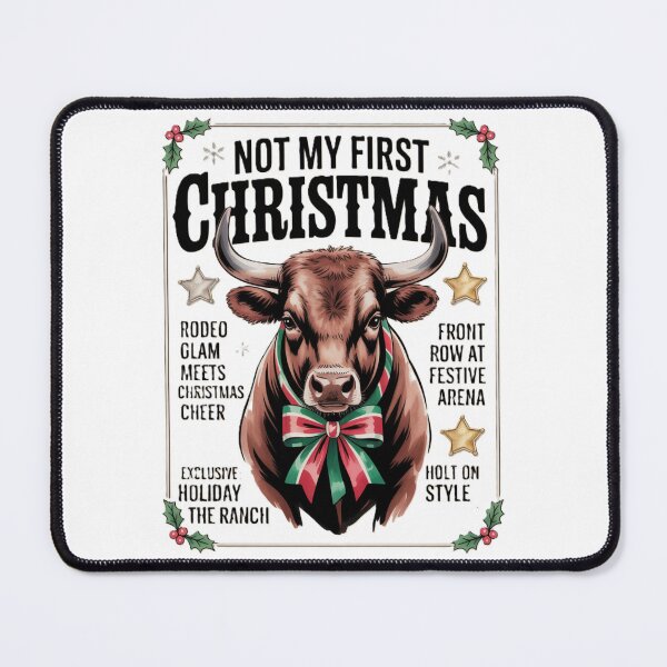 Item preview, Western Christmas Bull designed and sold by JediKittenWars.