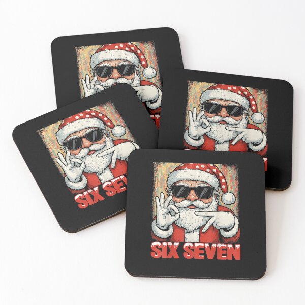 Item preview, Funny Six Seven Meme Christmas Cool Santa Saying 6 7 designed and sold by ArtFunDib.
