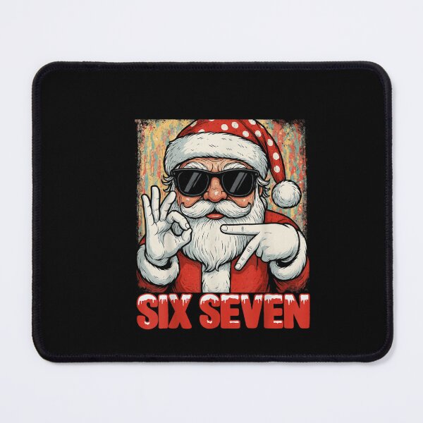 Item preview, Funny Six Seven Meme Christmas Cool Santa Saying 6 7 designed and sold by ArtFunDib.