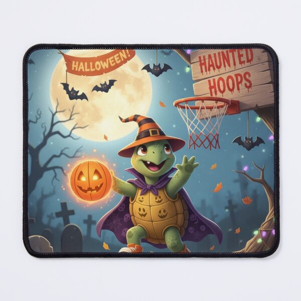 Item preview, HALLOWEEN TURTLE PLAYING BASKETBALL designed and sold by Obinne.