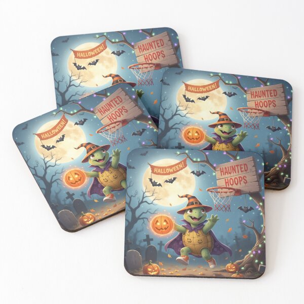 Item preview, HALLOWEEN TURTLE PLAYING BASKETBALL designed and sold by Obinne.