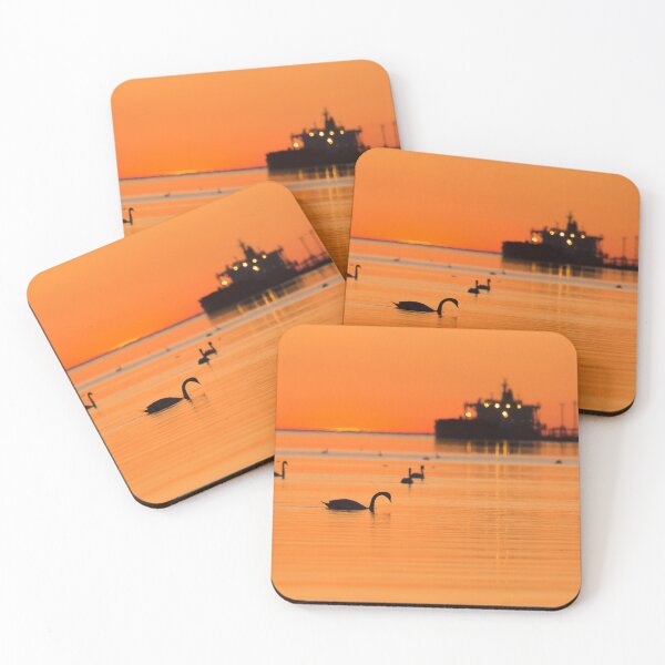 Item preview, Swans at Dusk: Harmony and Industry designed and sold by iks3200.