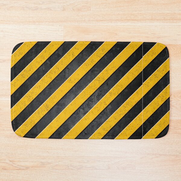 Item preview, Yellow and Black Stripes Pattern – Industrial Warning Style designed and sold by VividOrganica.