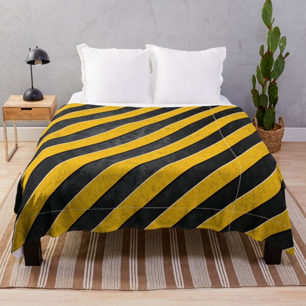 Item preview, Yellow and Black Stripes Pattern – Industrial Warning Style designed and sold by VividOrganica.