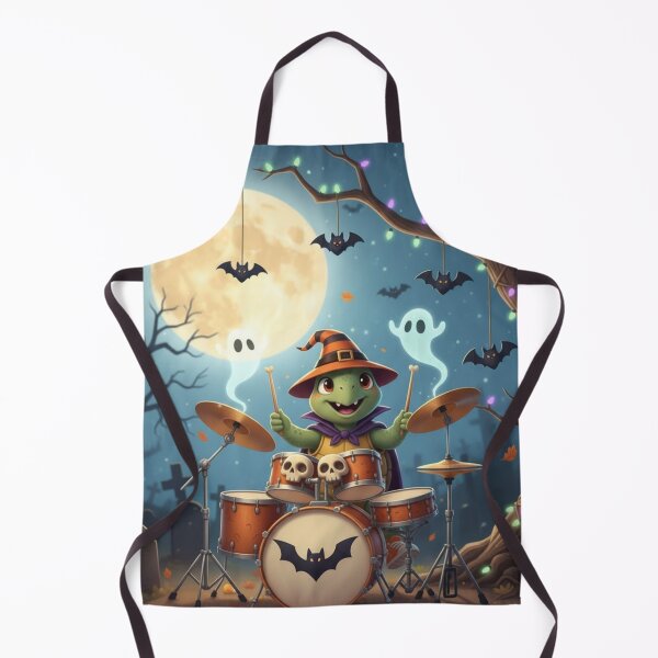 Item preview, HALLOWEEN TURTLE PLAYING DRUMS designed and sold by Obinne.