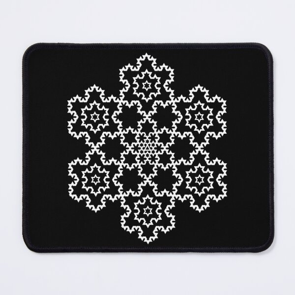 Item preview, Exquisite Koch Snowflake Fractal Geometry Shapes Mania Koch Snowflake Fractal  designed and sold by Shapes-Mania.