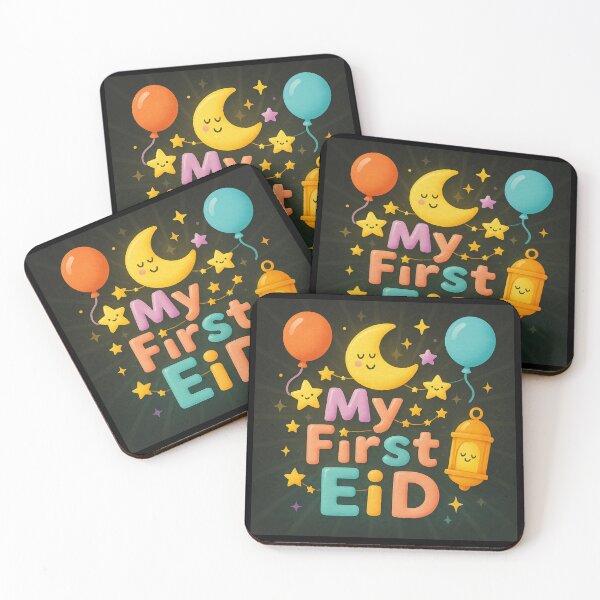Item preview, "My First Eid" Cozy Night Sky Celebration Design designed and sold by D-Islamic.
