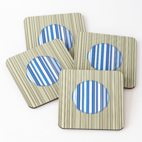 Item preview, Blue and white Circle of stripes designed and sold by AlbertoRuiZ.
