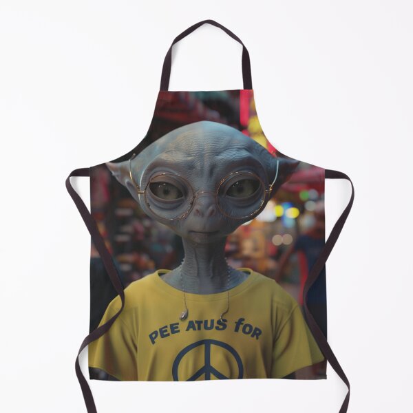 Item preview, Happy Alien – Galactic Vibes designed and sold by Kat's Design Hub.