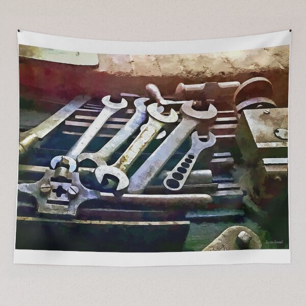 Item preview, Wrenches in Machine Shop designed and sold by Susan Savad.