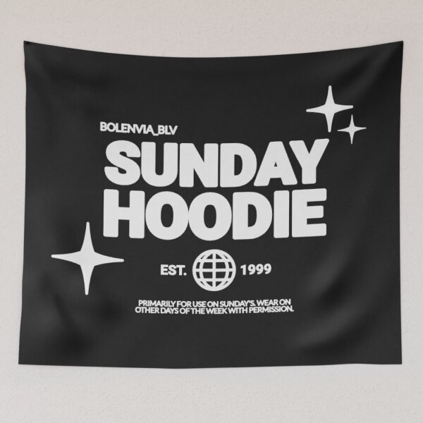 Item preview, Sunday Hoodie — Bolenvia Minimal Culture Classic designed and sold by Bolenvia-BLV.
