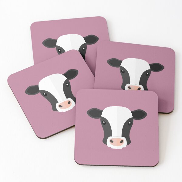 Item preview, Cow head on purple designed and sold by reneesillus.