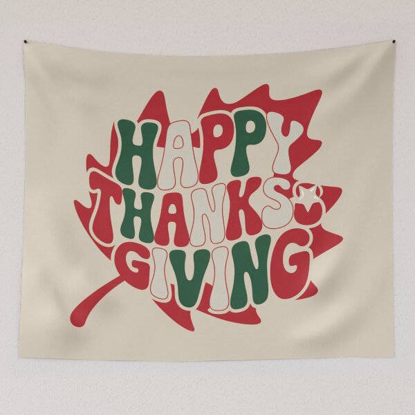 Item preview, LEAFY HAPPY THANKSGIVING! designed and sold by SharingLove.