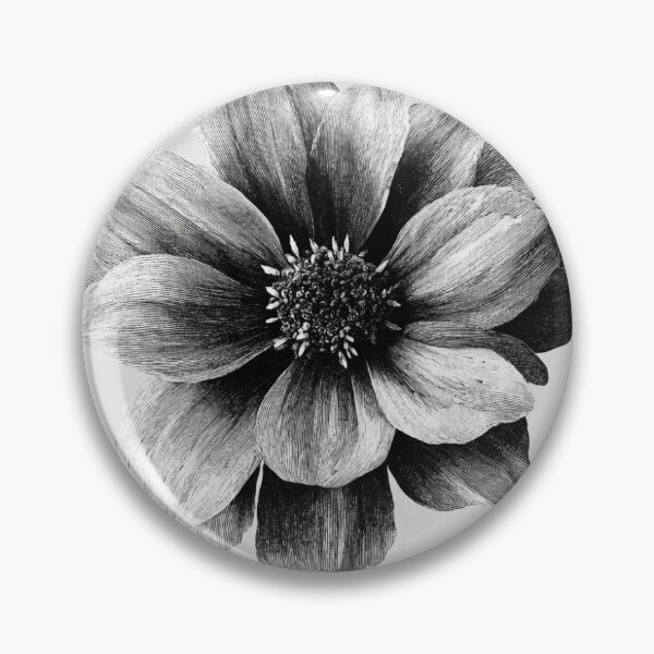 Item preview, Grayscale Flower designed and sold by Casandra0919.