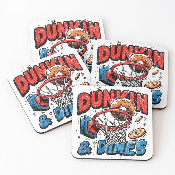Item preview, Dunkin And Dimes Basketball Donut Humor designed and sold by Aymanejed.