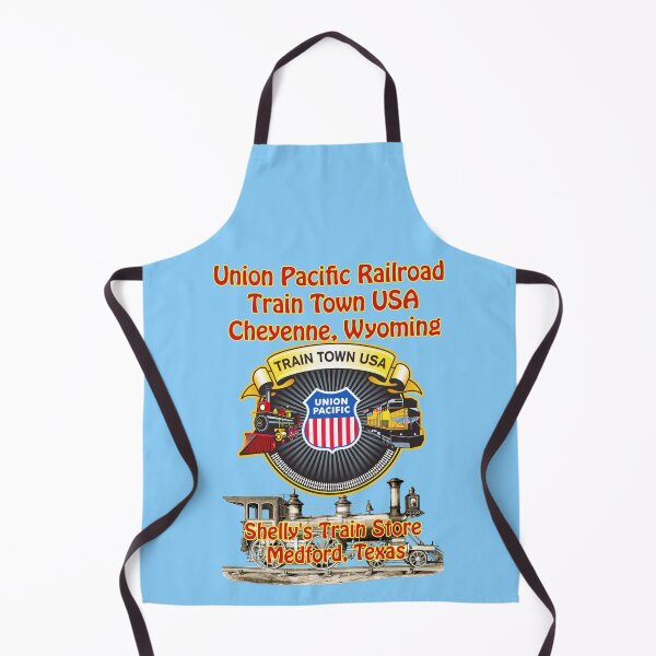 Item preview, Train Town USA, Cheyenne, Wyoming , Shelly's Train Store, Vintage, Classic, Archaic, Collectible Train Logos, Rail & Railroad Logos, train stickers, magnets, t-shirts, posters designed and sold by MoreEZUSA-Here.