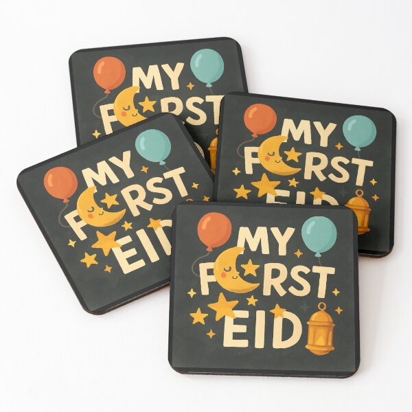 Item preview, My First Eid – Cute Festive Design for Kids designed and sold by D-Islamic.