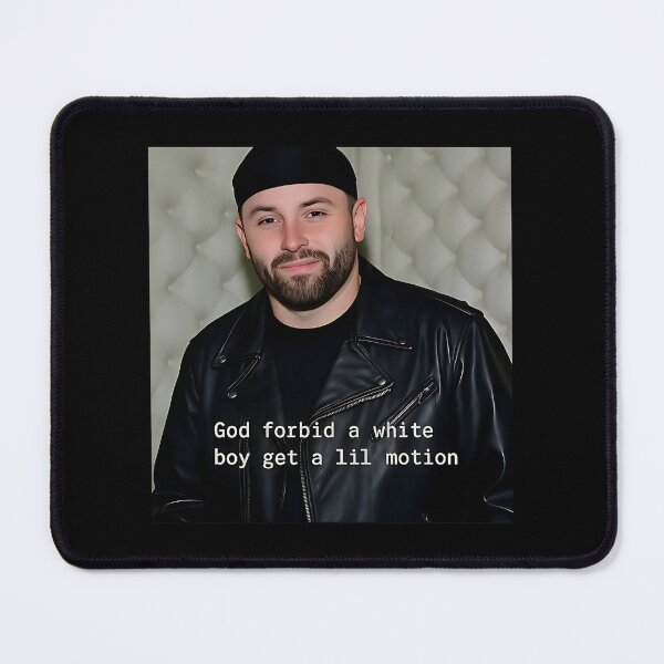 Item preview, Baker Mayfield God Forbid A White Boy Get A Lil Motion Funny Football Shirt Tampa Bay Funny Travolta Viral Meme designed and sold by cozygamerstore.