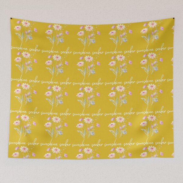 Item preview, Sunshine Seeker: Wildflower Watercolour Bouquet designed and sold by lovelynong.