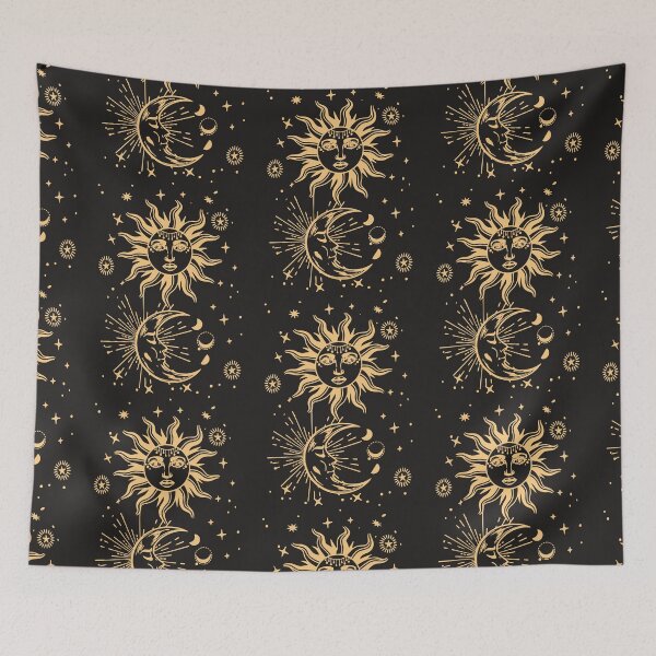 Item preview, Sun, Moon, & Stars designed and sold by ChatNoir01.