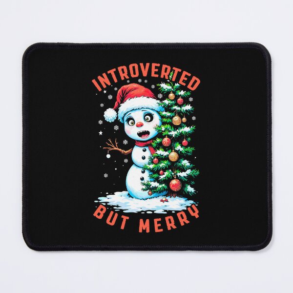 Item preview, Introvert Introverted But Merry Shy Snowman Funny Christmas designed and sold by GrandeDuc.