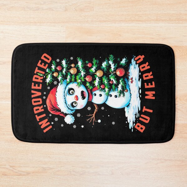 Item preview, Introvert Introverted But Merry Shy Snowman Funny Christmas designed and sold by GrandeDuc.