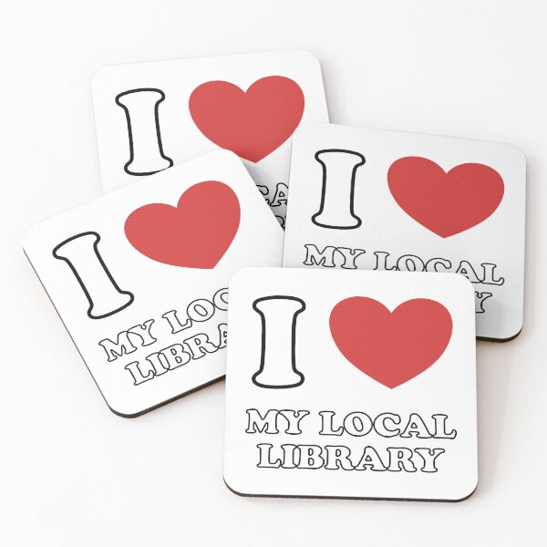 Item preview, I love my local library  designed and sold by Inspirationmotivation.