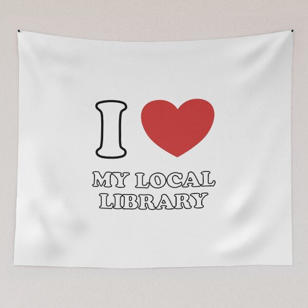 Item preview, I love my local library  designed and sold by Inspirationmotivation.