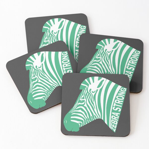 Item preview, Zebra Strong – Invisible Illness, Visible Strength designed and sold by Designs by Jesabee.