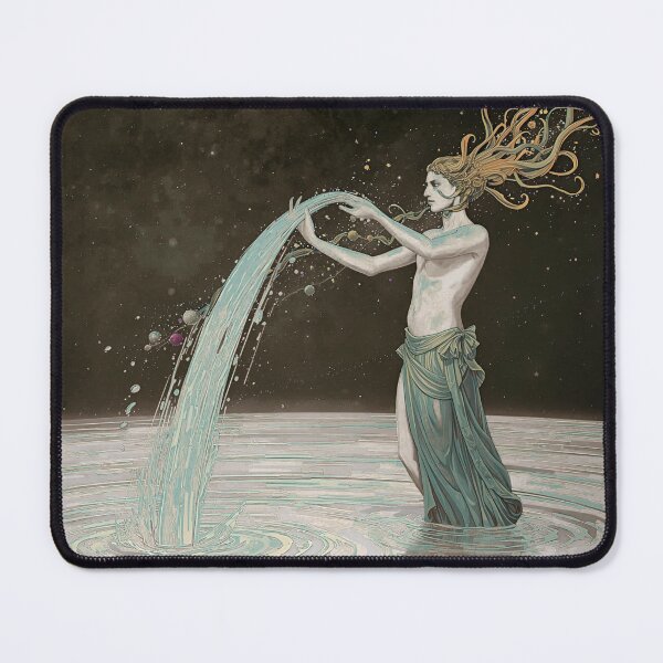 Item preview, Aquarius – The Visionary Water Bearer designed and sold by catcurio.