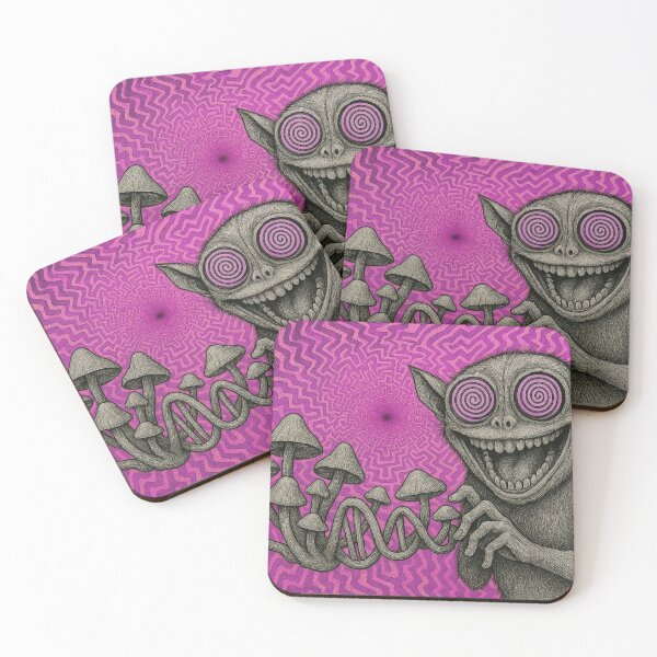 Item preview, Hypnotic Shroom Spirit – Surreal Psychedelic Energy designed and sold by DarkSpaceVibes.