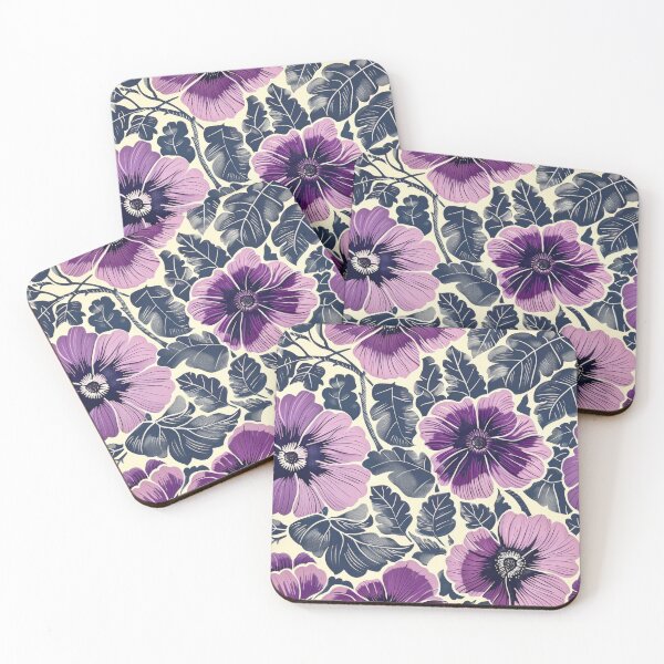 Item preview, Retro Boho Purple Floral designed and sold by Windmill Wildflowers.