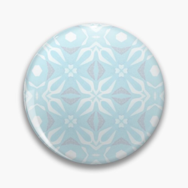 Item preview, Cool blue seamless abstract snowflake-inspired pattern designed and sold by juthamas8426.