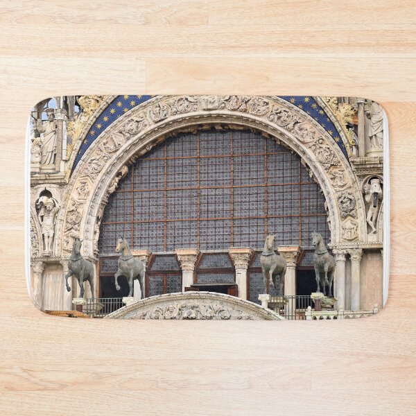 Item preview, The Horses of Saint Mark,Triumphal Quadriga, four bronze statues of horses on the facade of St Mark's Basilica, Venice, Italy designed and sold by goceris.