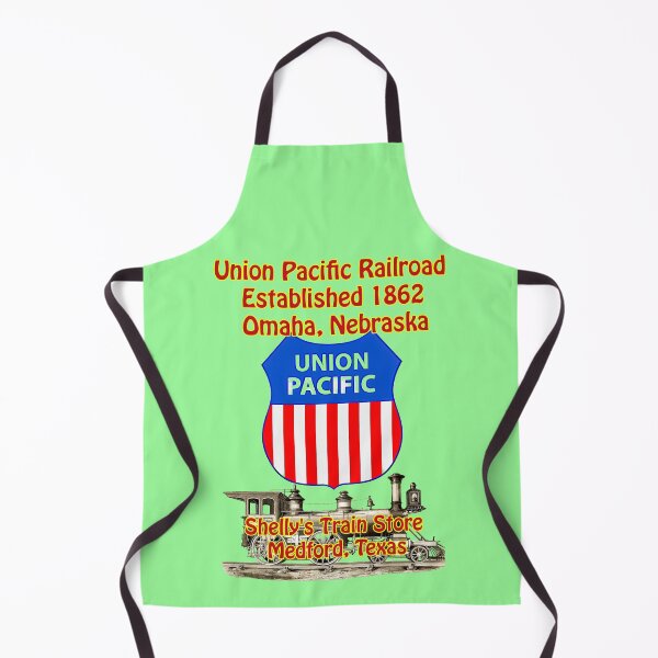 Item preview, UP, Union Pacific RailRoad Shield est. 1862, Omaha, Nebraska , Shelly's Train Store, Vintage, Classic, Collectible Train Logos, Rail & Railroad Logos, stickers, t-shirts, posters designed and sold by MoreEZUSA-Here.