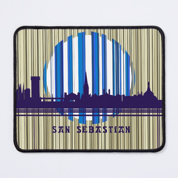 Item preview, Donostia circle WITH blue stripes designed and sold by AlbertoRuiZ.