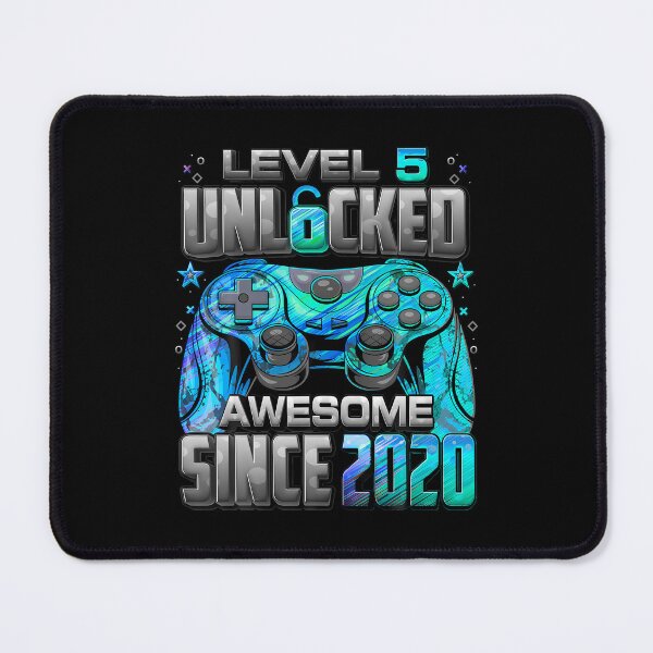 Item preview, Level 5 Unlocked Awesome Since 2020 5Th Birthday Gaming designed and sold by MadalynKiehn.