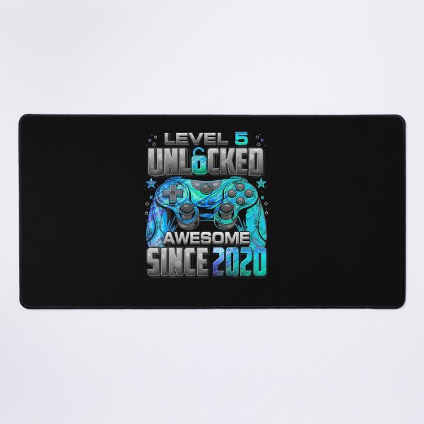 Item preview, Level 5 Unlocked Awesome Since 2020 5Th Birthday Gaming designed and sold by MadalynKiehn.