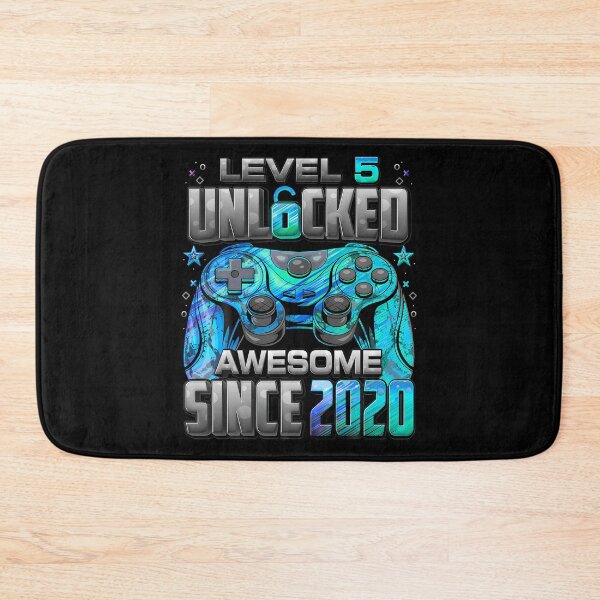 Item preview, Level 5 Unlocked Awesome Since 2020 5Th Birthday Gaming designed and sold by MadalynKiehn.