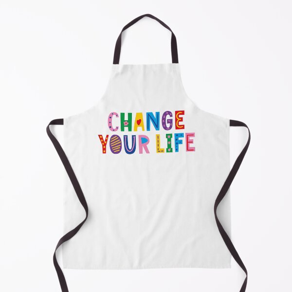 Item preview, Change your life lettering designed and sold by SweetberryHouse.