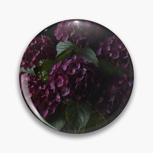 Item preview, Dark Burgundy Hydrangea Vol. 1 | Moody Floral Wall Art Print designed and sold by Simple Nature Studio.