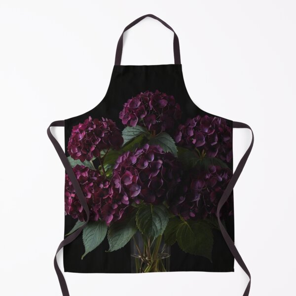 Item preview, Dark Burgundy Hydrangea Vol. 1 | Moody Floral Wall Art Print designed and sold by Simple Nature Studio.