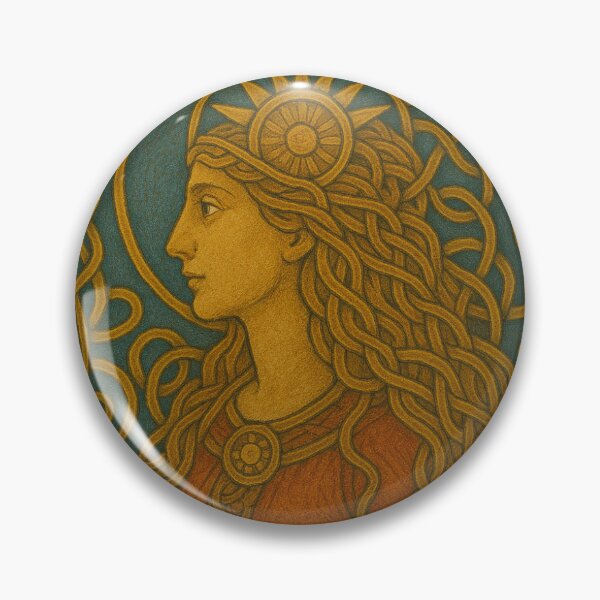 Item preview, Hreda, Anglo-Saxon Goddess designed and sold by KRainbird.