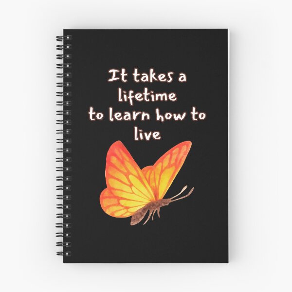 Item preview, The butterfly paradox - It takes a lifetime to learn how to live.  designed and sold by kiwioffcuts.