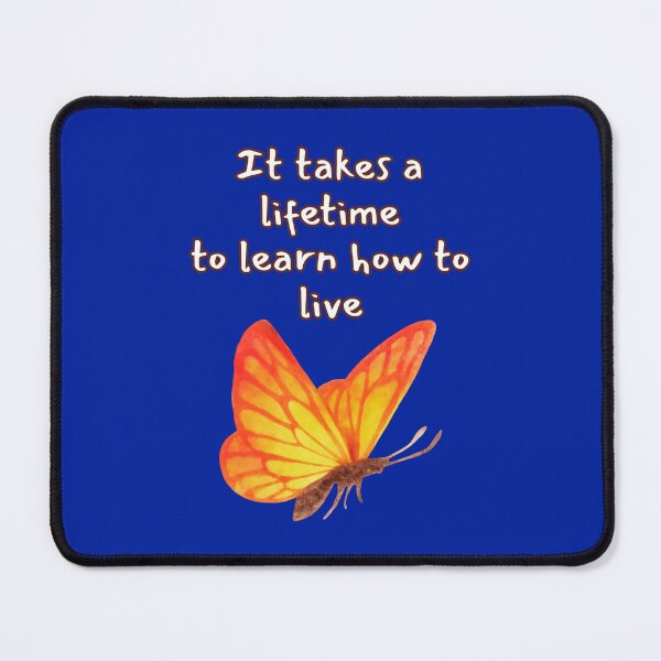 Item preview, The butterfly paradox - It takes a lifetime to learn how to live. designed and sold by kiwioffcuts.