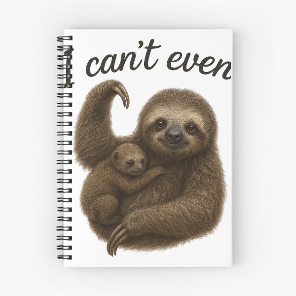 Item preview, Sloth Mom "I Can't Even" designed and sold by thehaywirehoney.
