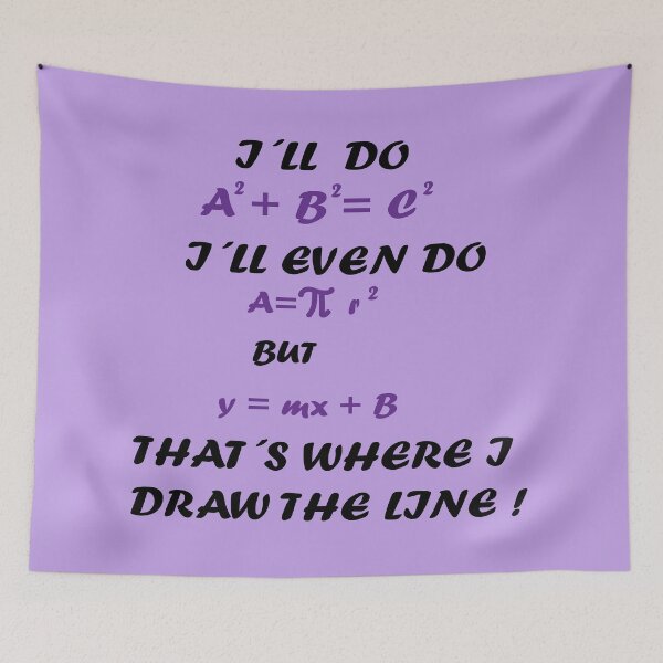Item preview, That’s Where I Draw the Line | Funny Math Pun T-Shirt | Algebra & Geometry Geek Humor Design designed and sold by sciencefacts.